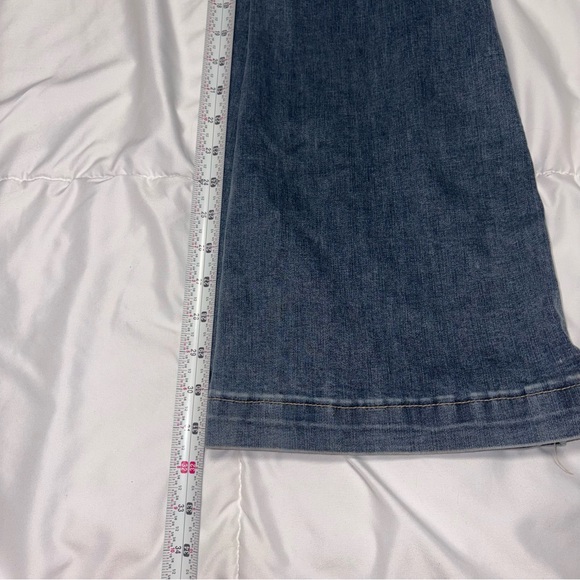 Ed Hardy Jeans Embroidered Spell Out Y2K Flare New York City NYC 28 women’s - Picture 11 of 12